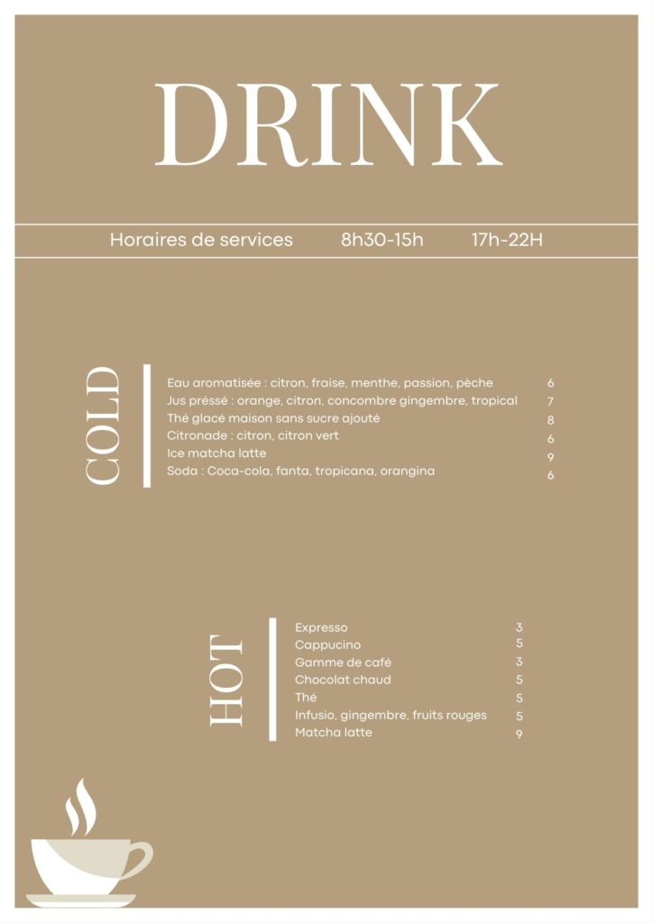 DRINK AURUM FITNESS CLUB